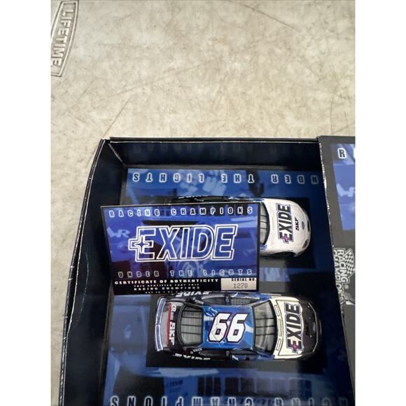 RACING CHAMPIONS FIRST PRODUCTION RUN 1/64 UNDER THE LIGHTS EXIDE CARS #99 - Picture 3 of 8